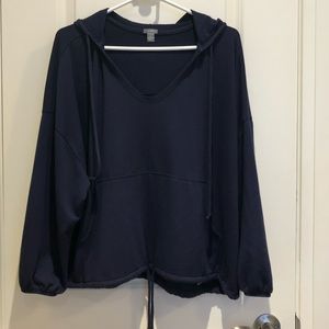 💜3/$25 Aerie Navy Blue Hoodie Sweater Parachute